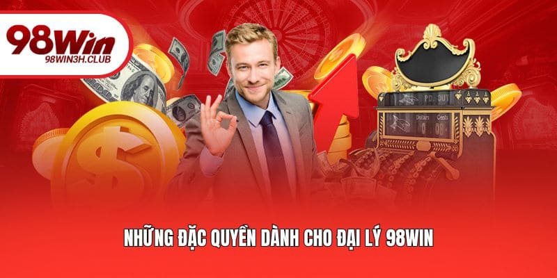 Những đặc quyền dành cho đại lý 98WIN
